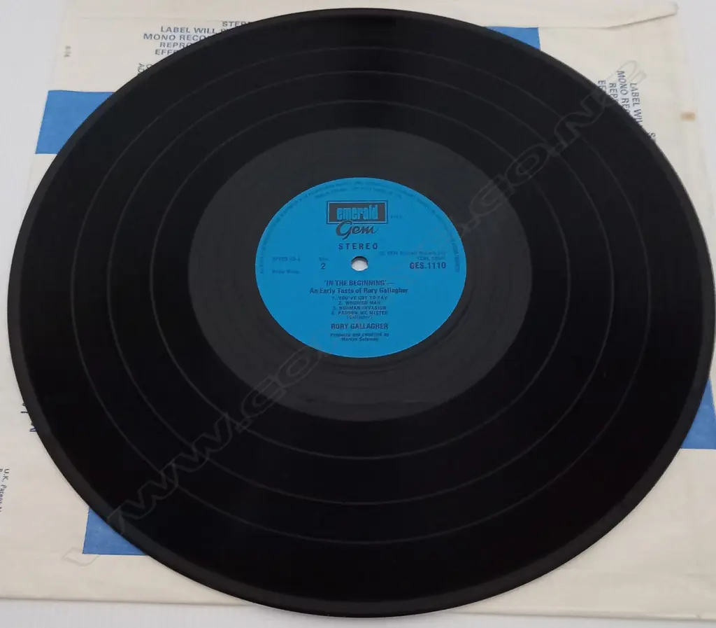 Rory Gallagher, In The Beginning - An Early Taste Of Rory Gallagher Image 1++